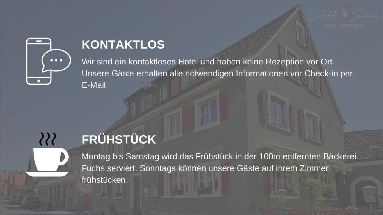 Landhotel Schwab - By Homekeepers Schwarzach am Main Eksteriør billede